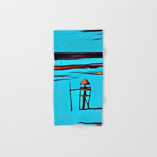 Baywatch Tower Hand & Bath Towel