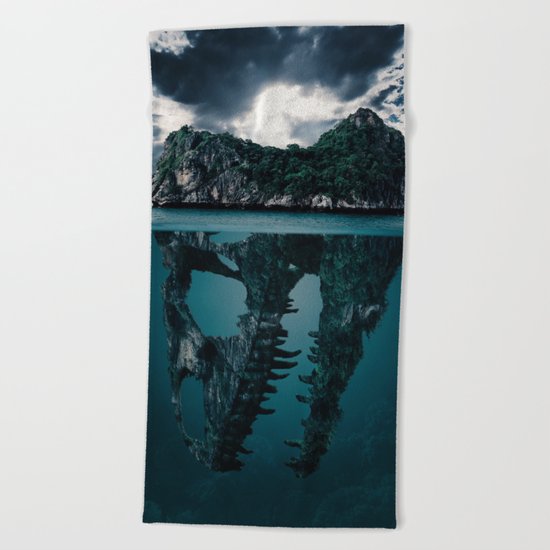 Mysterious Ocean Beach Towel