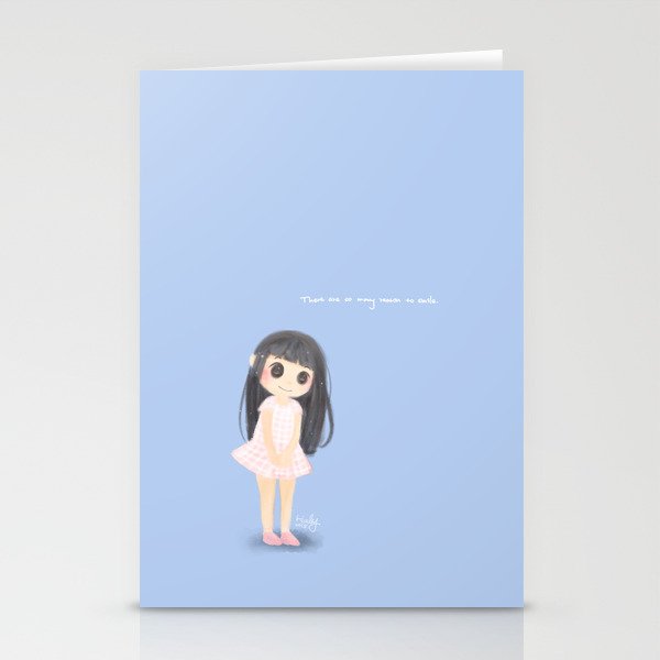 There are so many reason to smile. Stationery Cards