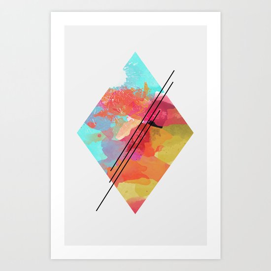 DIAMOND BEAUTY Art Print