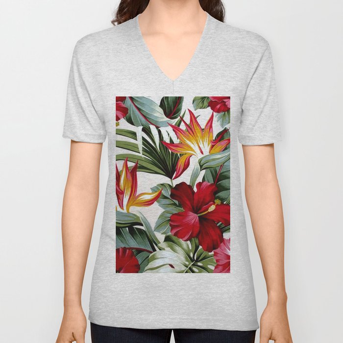 Riviera Bloom V Neck T Shirt