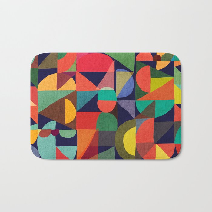 Color Blocks Bath Mat