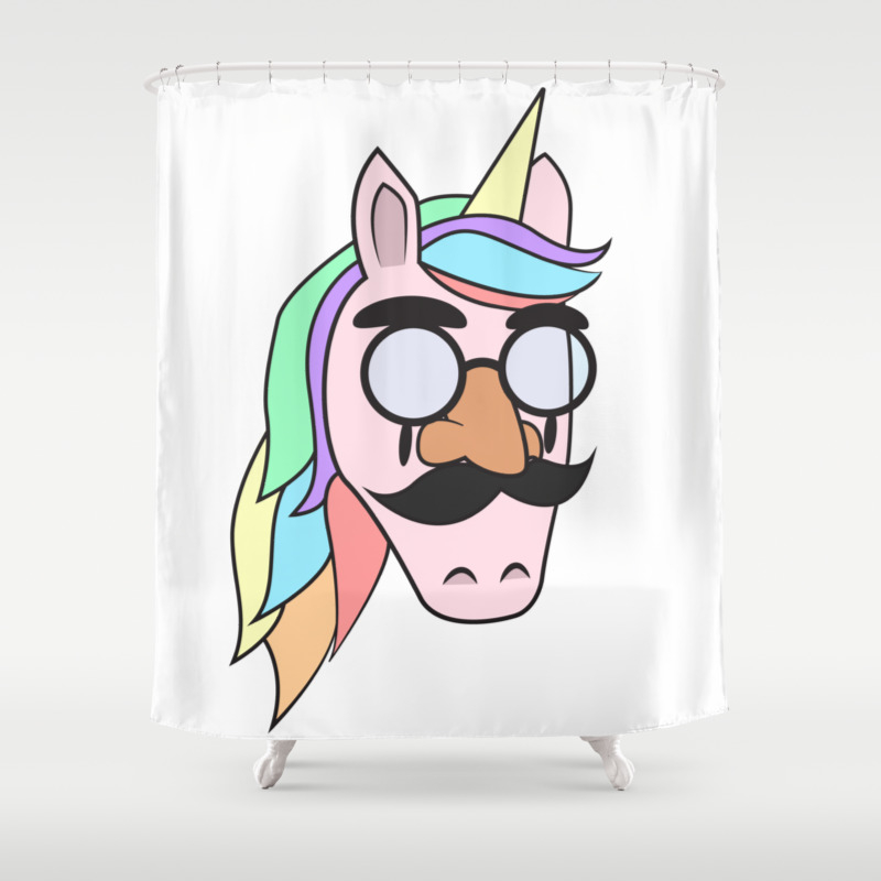 Unicorn Mask People Glasses Beard Halloween Dress Up Carnival Kids