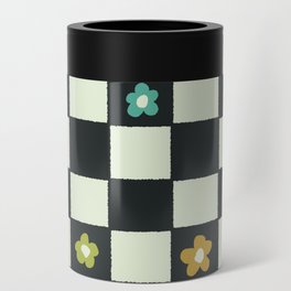 flower checkers Can Cooler