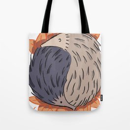 Hedgehog Yin Yang Tote Bag