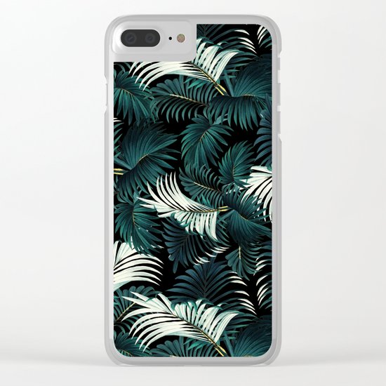 TROPICAL JUNGLE - Night Clear iPhone Case