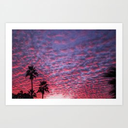 AZ Sunset on a Cloudy Day Art Print