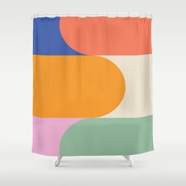 Colourful Abstract Shower Curtain