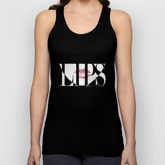 Lips Unisex Tank Top