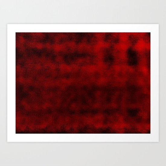 Blood drop Art Print