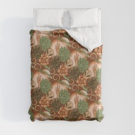 The Succulent Experience Duvet Cover