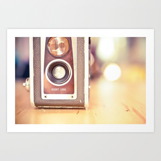Vintage Camera Art Print