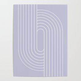Oval Lines Abstract XVIII Poster