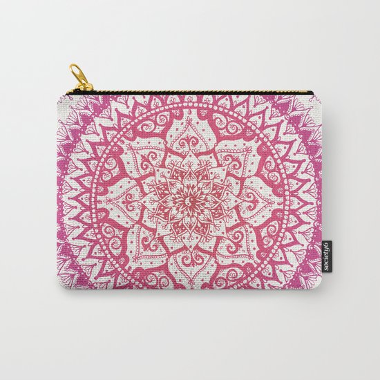 Yin Yang Mandala in Tropical Sunset Carry-All Pouch