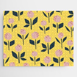 Flower in Yellow Jigsaw Puzzle