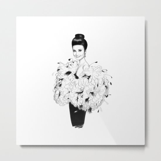 Audrey Metal Print