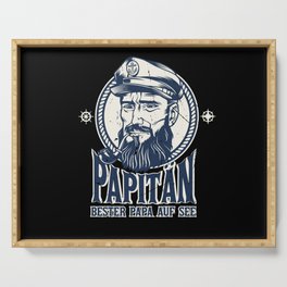 Papitän Captain Papa German Serving Tray