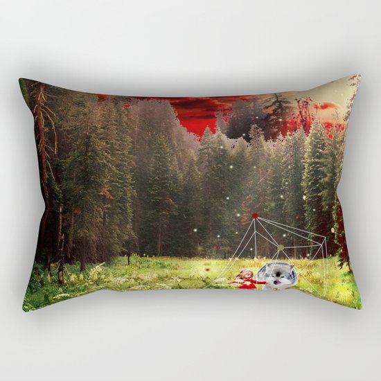 THE REAL STORY OF THE LITTLE RED RIDING HOOD Rectangular Pillow