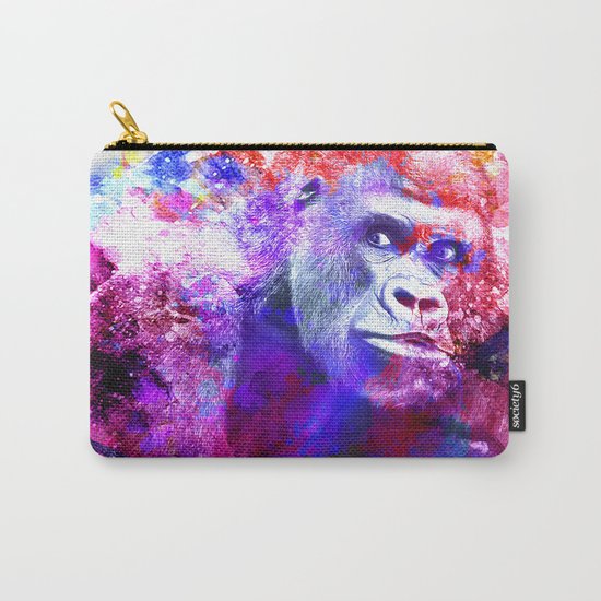 Gorillas are some of the most powerful and striking animals Carry-All Pouch