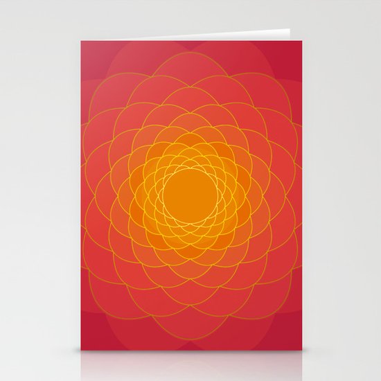 Oriental Background Stationery Cards
