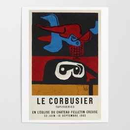 Tapisseries, en L'eglise de Chateau-Felletin-Creuse by Le Corbusier, 1963 Poster