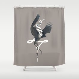 Anxiety (White Variant) Shower Curtain