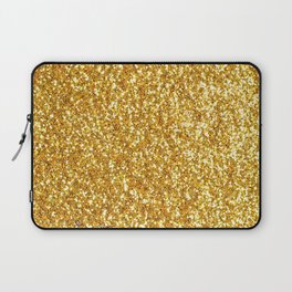 Golden Glitter Laptop Sleeve