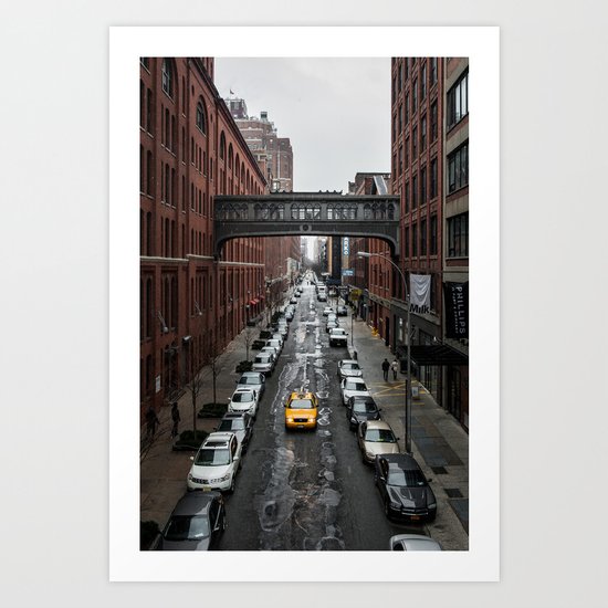 Iconic New York Taxi Art Print