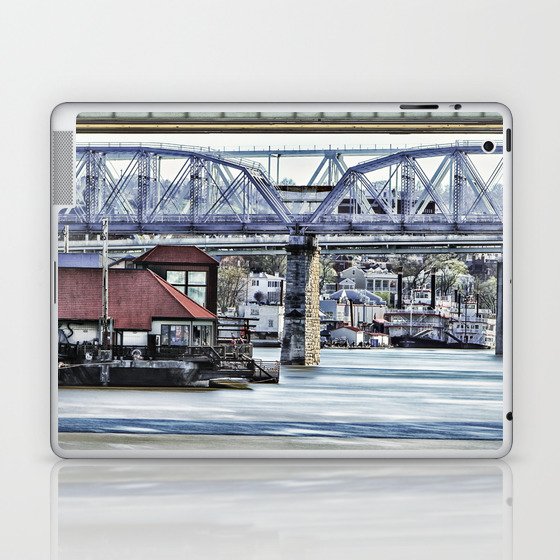 Ohio River on the water Laptop & iPad Skin
