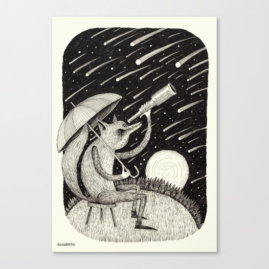 'Meteor Shower' Canvas Print