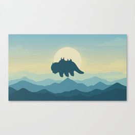 Appa Sunrise Flying Bison ATLA Canvas Print