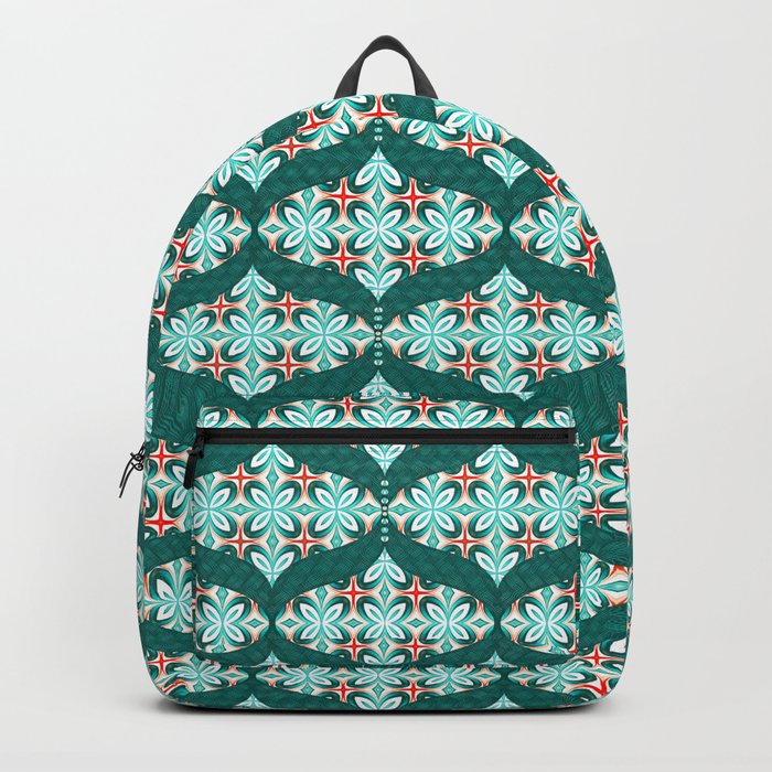 The Ogee and the Ivy Christmas Holiday Hand Drawn Illustration Backpack