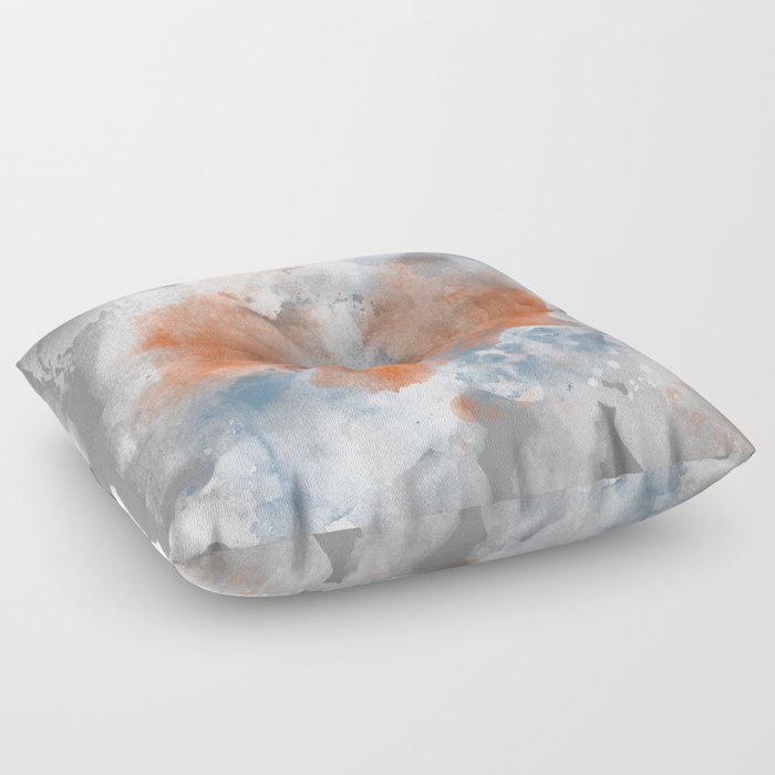 Abstract watercolor 3 Floor Pillow