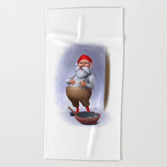 Merry Christmas Beach Towel