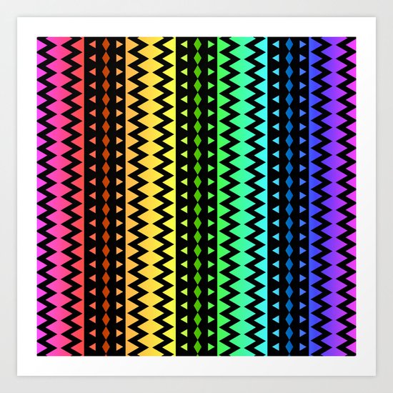 The Rainbow Tribe Art Print