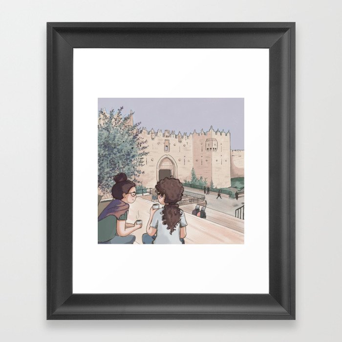 Damascus gate tea Framed Art Print
