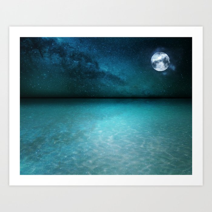 Night Swimming Art Print