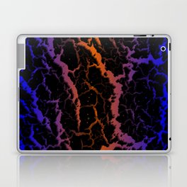 Cracked Space Lava - Blue/Orange Laptop Skin