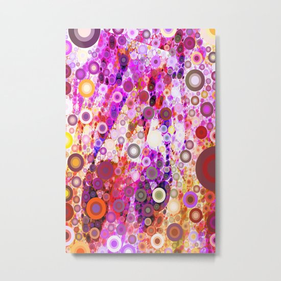 Colorful Party Kringles Metal Print