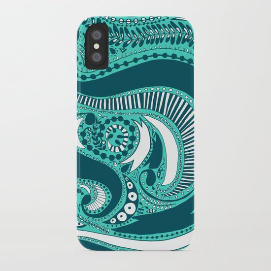 Majorie Blue iPhone Case
