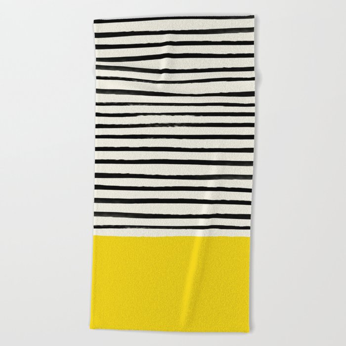 Sunshine X Stripes Beach Towel By Floresimagespdx Society6 Sunshine X Stripes Beach Towel