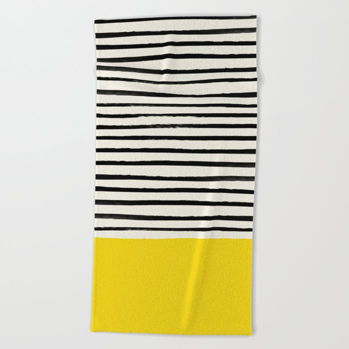 Sunshine x Stripes Beach Towel