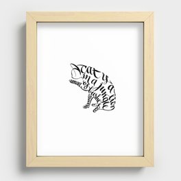 A Cat is a Lion Recessed Framed Print