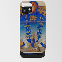 The Fall of the Rebel Angels, Penitential Psalms by Limbourg Brothers iPhone Card Case