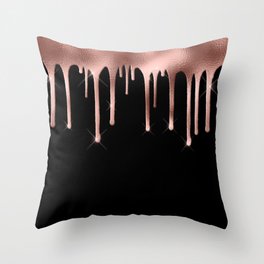 Rosegold Throw Pillows For Any Room Or Decor Style Society6 Sterling foreverrose gold plated delicate disk bracelet. rosegold throw pillows for any room or