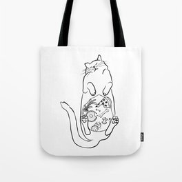 Fat Cat Tote Bag