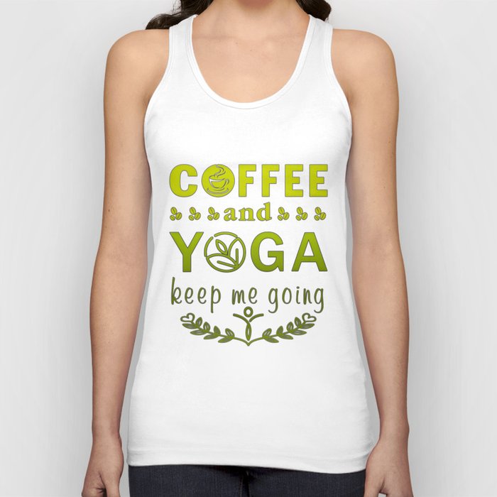 Coffee and yoga Tank Top