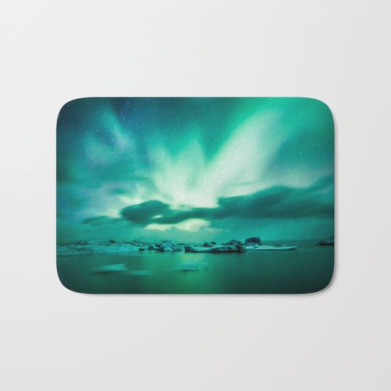 Aurora Borealis. Bath Mat