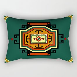 Oriental Rug. Ganja Carpet Style.  Rectangular Pillow