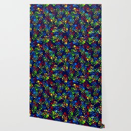 Colorful Paint Drops Design  Wallpaper